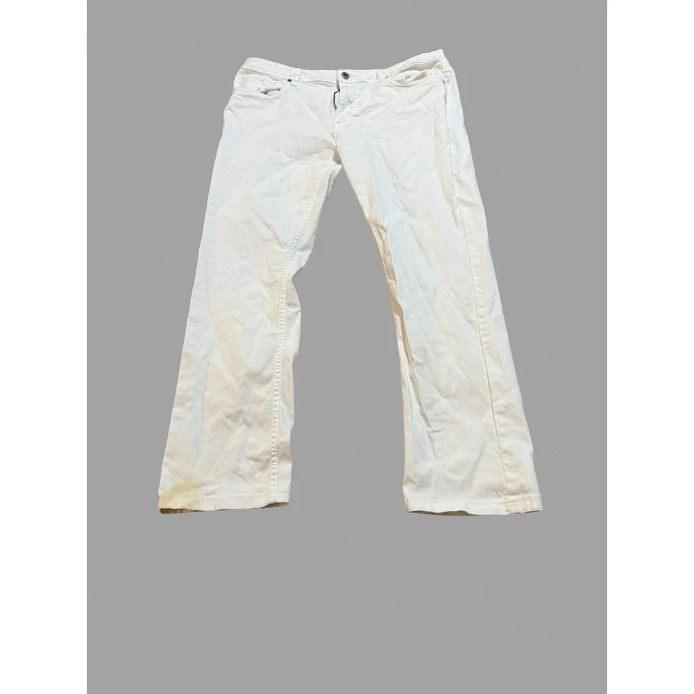 The Perfect Jean NYC Slim Fit White Men's Jeans - 36/30